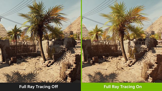 Indiana Jones und der Große Kreis: normale Grafik-Darstellung vs. PathTracing